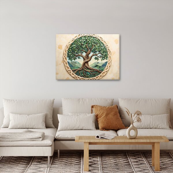 Obraz – Splecione drzewo życia (70x50 cm)