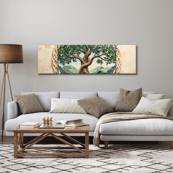 Obraz – Splecione drzewo życia (170x50 cm)