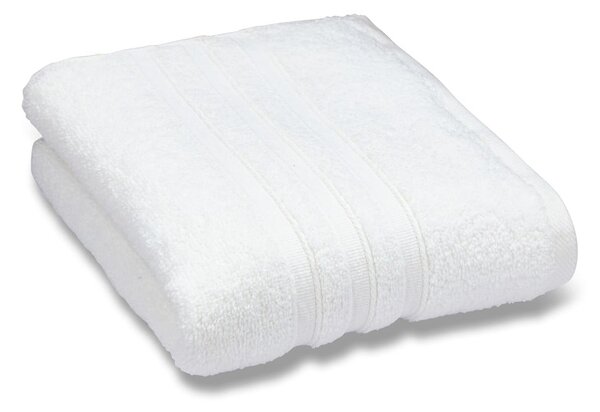 Biały bawełniany ręcznik kąpielowy frotte 70x120 cm Zero Twist – Catherine Lansfield