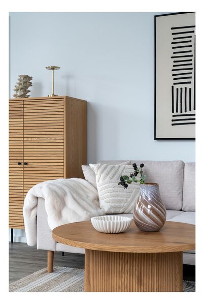Lampa stołowa LED w kolorze mosiądzu (wysokość 28,5 cm) Lyneham – House Nordic