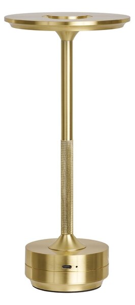 Lampa stołowa LED w kolorze mosiądzu (wysokość 28,5 cm) Lyneham – House Nordic