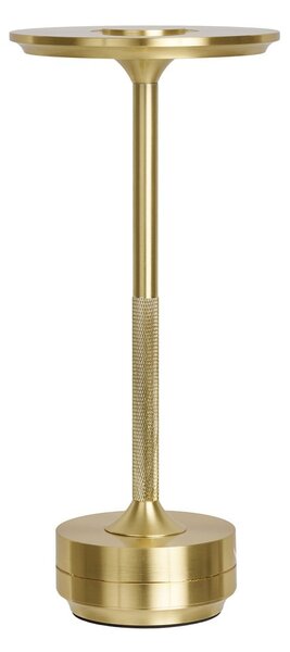 Lampa stołowa LED w kolorze mosiądzu (wysokość 28,5 cm) Lyneham – House Nordic