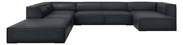 Ciemnoniebieski skórzany narożnik (lewostronny) Madame – Windsor & Co Sofas
