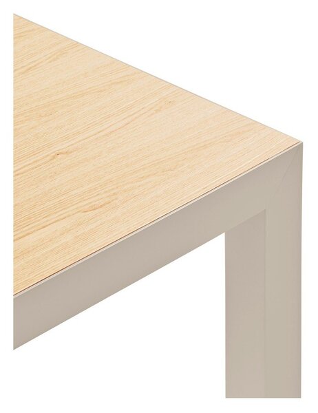 Stół z blatem z drewna dębowego 75x180 cm Alma – Teulat