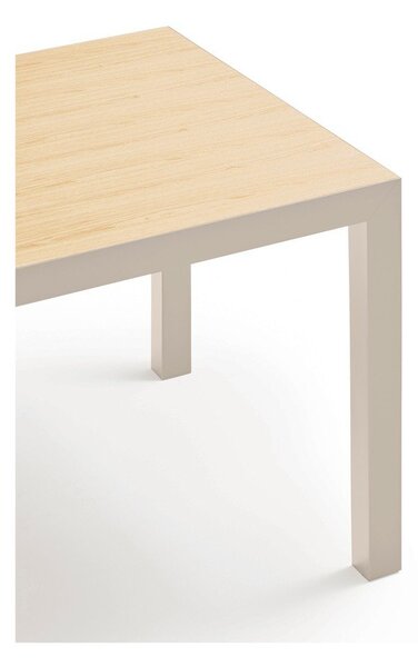 Stół z blatem z drewna dębowego 75x180 cm Alma – Teulat