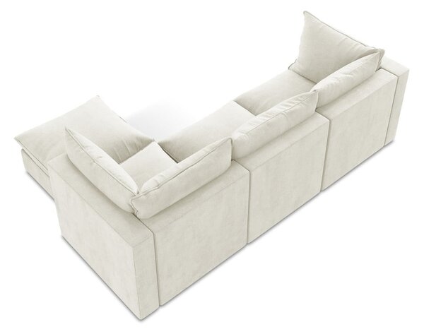 Beżowy narożnik (prawostronny/z szezlongiem) Manao – Makamii