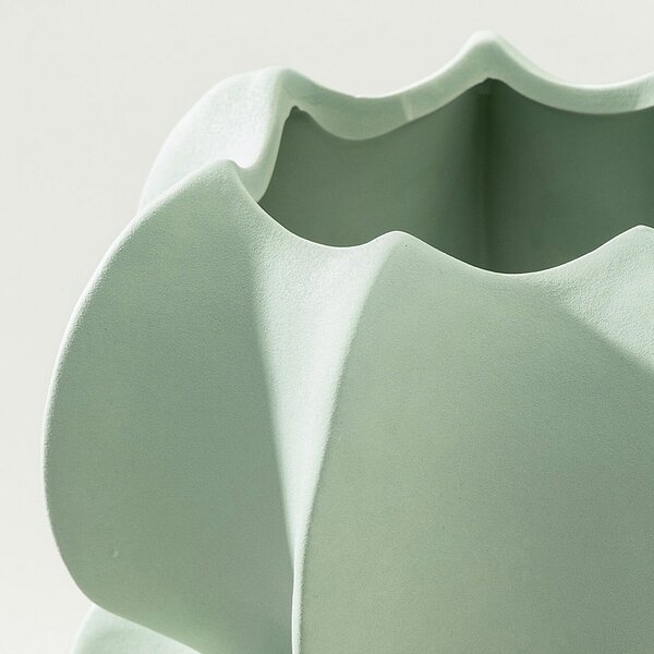 Wazon Petal Green 20x21 cm