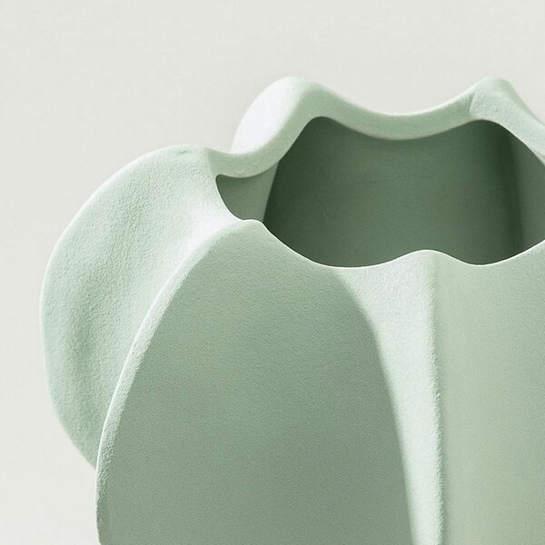 Wazon Petal Green 15x17 cm