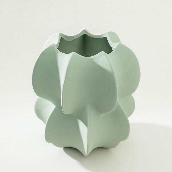 Wazon Petal Green 20x21 cm