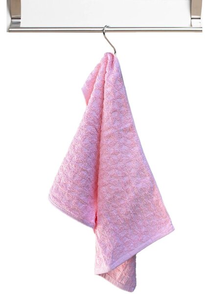 Ręcznik dziecięcy KAPPA 40x60 cm różowy, 100% bawełna