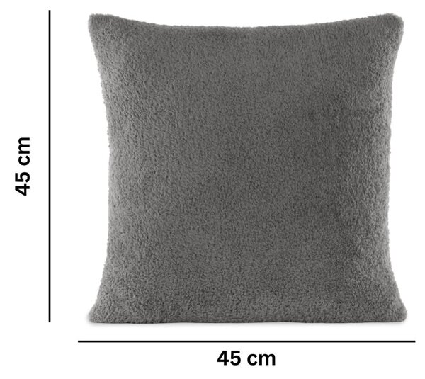 Poduszka dekoracyjna z mikropluszu 45x45 cm Cocoon – Tiseco Home Studio