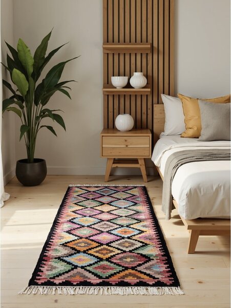 Wełniany chodnik dwustronny tkany ręcznie 60x190 cm Kamal Zara – Nouristan