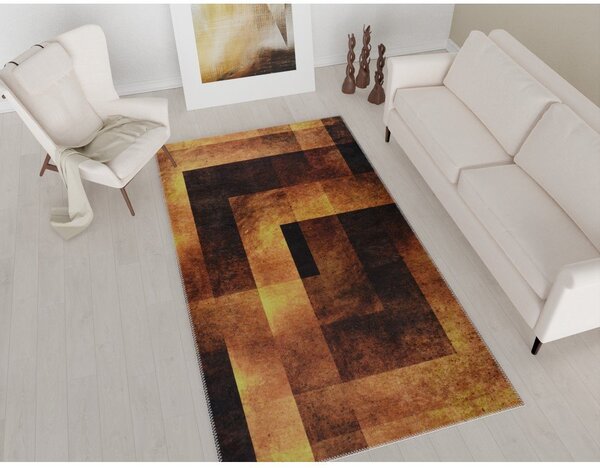 Pomarańczowy chodnik odpowiedni do prania 80x200 cm – Vitaus