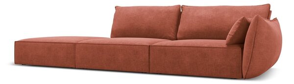 Czerwony szezlong (prawostronny) Vanda – Mazzini Sofas