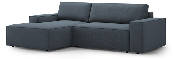 Niebieski rozkładany narożnik (lewostronny) Jodie – Micadoni Home