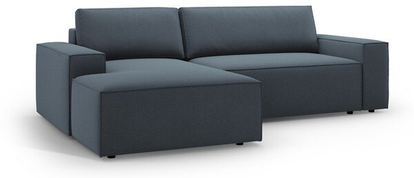 Niebieski rozkładany narożnik (lewostronny) Jodie – Micadoni Home