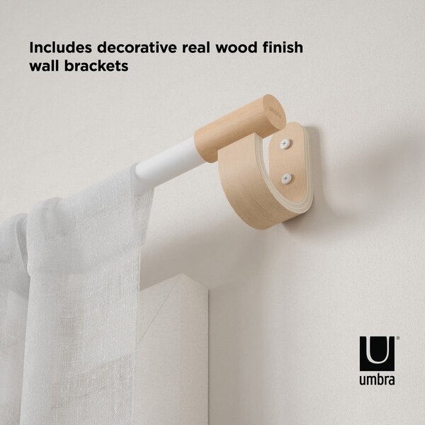 Stalowy regulowany karnisz 107 – 305 cm Bellwood – Umbra