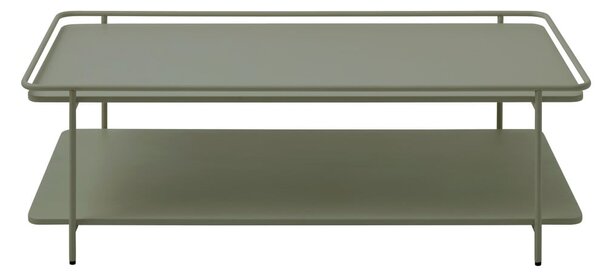 Zielony metalowy stolik 55x110 cm Yuba – Unique Furniture