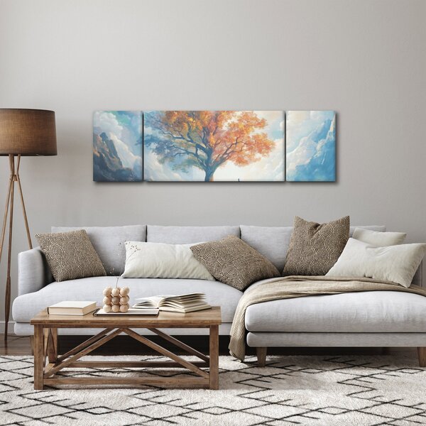 Obraz – Drzewo życia i miłości (170x50 cm)