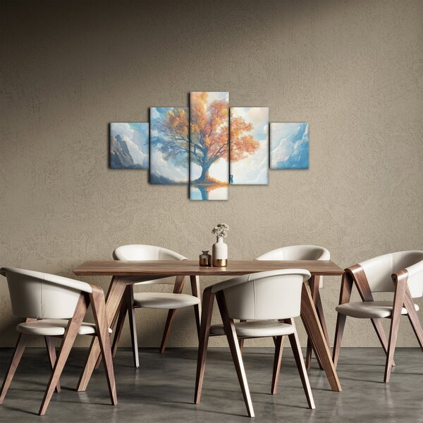 Obraz – Drzewo życia i miłości (125x70 cm)