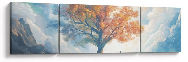Obraz – Drzewo życia i miłości (170x50 cm)