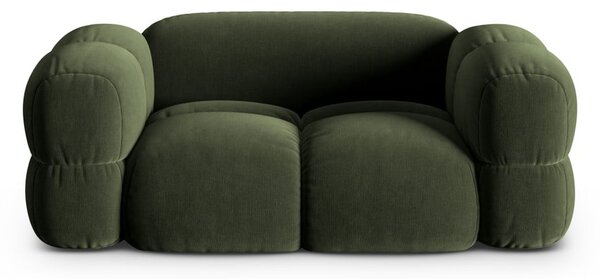 Zielona aksamitna sofa 180 cm Loretto – Cosmopolitan Design