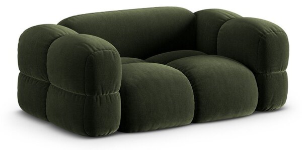 Zielona aksamitna sofa 180 cm Loretto – Cosmopolitan Design