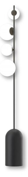 Lampa stojąca podłogowa nowoczesna czarna kule 4xG9 8W ETNO Emibig