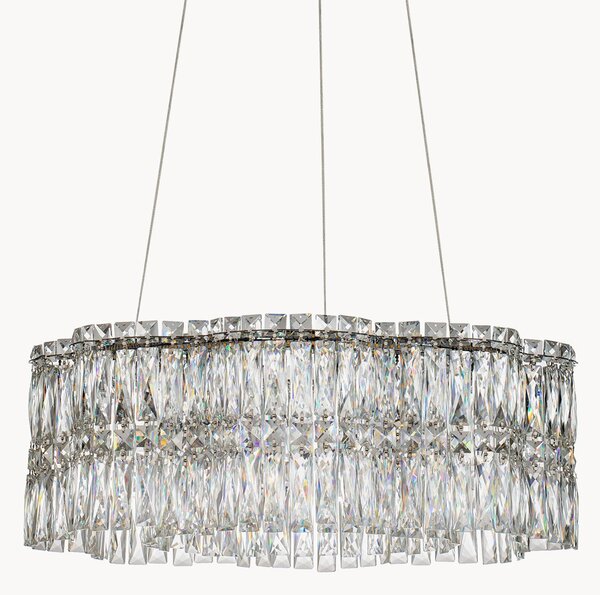 Lampa wisząca LED ze szkła kryształowego z funkcją przyciemniania Nuvia