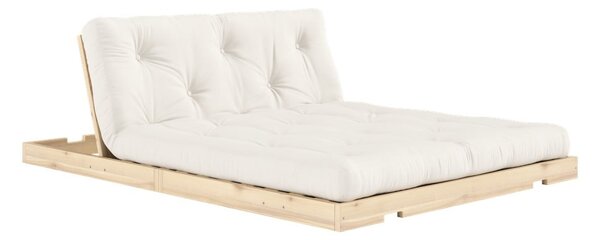 Kremowa rozkładana sofa 145 cm Flip – Karup Design