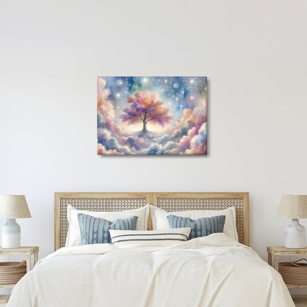 Obraz – Drzewo życia w chmurach (70x50 cm)