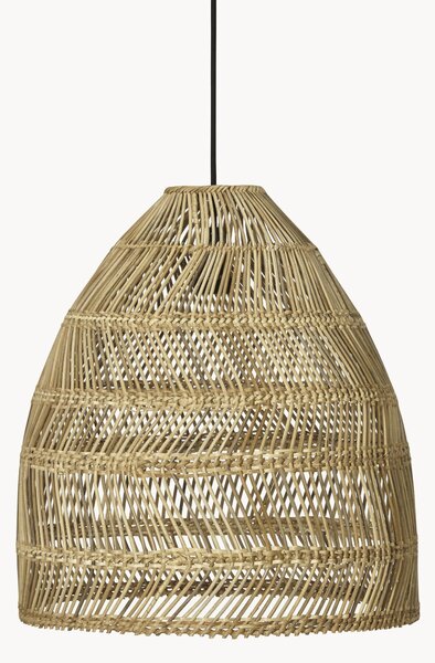 Zewnętrzna lampa wisząca z rattanu Maja, różne rozmiary