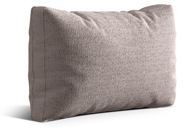 Szarobeżowa poduszka na sofę z materiału bouclé Kemi – Cosmopolitan Design