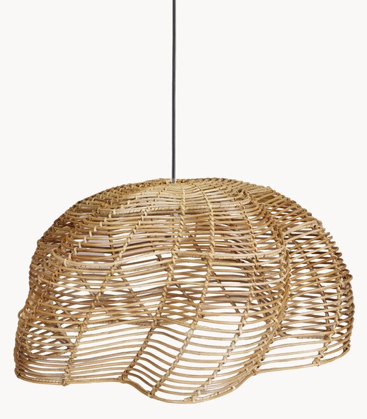 Zewnętrzna lampa wisząca z rattanu Mayla, różne rozmiary