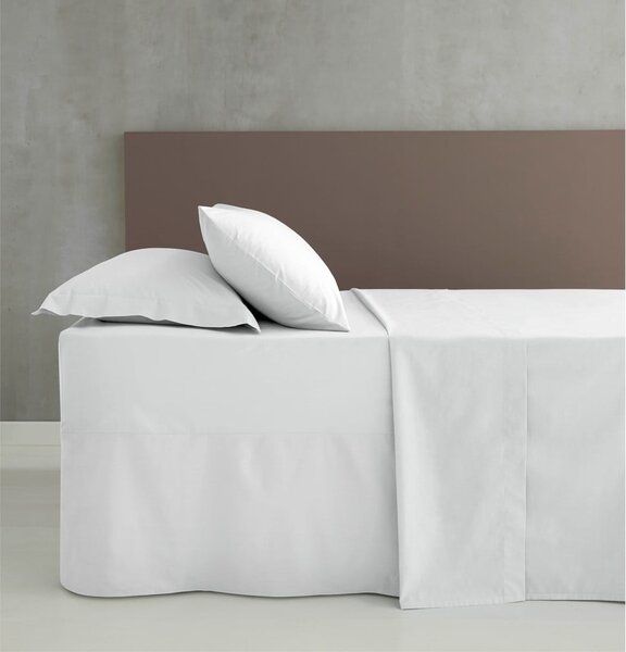 Biały pokrowiec na ramę łóżka z perkalu 90x190 cm Easy Iron Percale – Catherine Lansfield