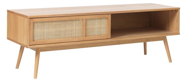 Szafka pod TV w dekorze dębu w naturalnym kolorze 150x50 cm Barrali – Unique Furniture