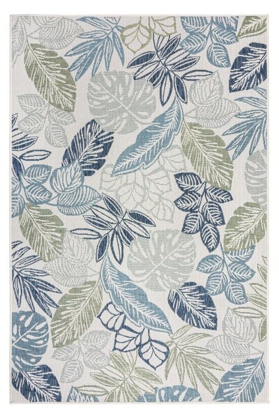 Zielono-niebieski dywan odpowiedni na zewnątrz 120x170 cm Bella Leaf – Flair Rugs