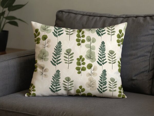 Poszewka na poduszkę z mikrofibry SCANDI NATURE 50x70 cm, zielona
