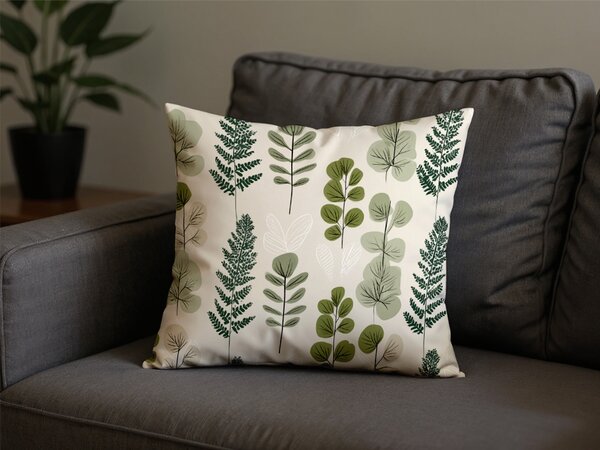 Poszewka na poduszkę z mikrofibry SCANDI NATURE 45x45 cm, zielony