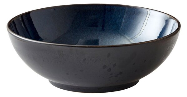Czarno-niebieska kamionkowa misa ø 30 cm Gastro Dark Blue/Black – Bitz