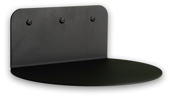 Czarna metalowa półka 30 cm Flex – Spinder Design