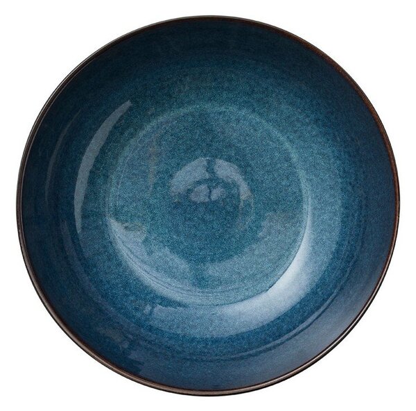 Czarno-niebieska kamionkowa misa ø 30 cm Gastro Dark Blue/Black – Bitz