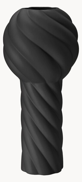 Ręcznie malowany wazon z ceramiki Twist Pillar, W 34 cm