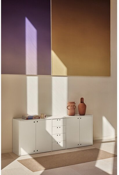 Kremowa komoda 197x80x40 cm Wally – Teulat
