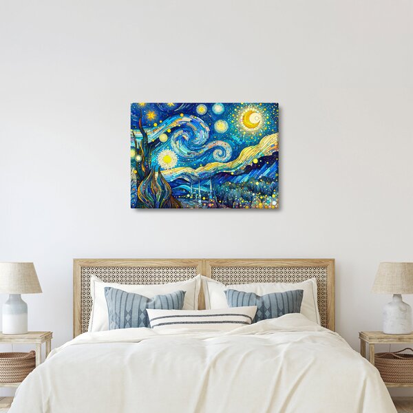 Obraz – Mozaika gwiaździstej nocy (70x50 cm)