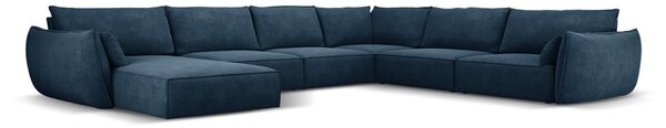 Ciemnoniebieski narożnik (prawostronny) Vanda – Mazzini Sofas