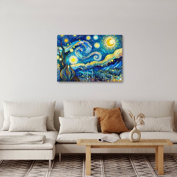 Obraz – Mozaika gwiaździstej nocy (70x50 cm)