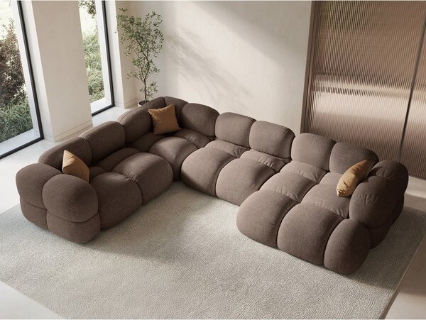Brązowy narożnik (lewostronny/w kształcie litery U) Loretto – Cosmopolitan Design