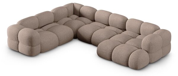 Brązowy narożnik (lewostronny/w kształcie litery U) Loretto – Cosmopolitan Design