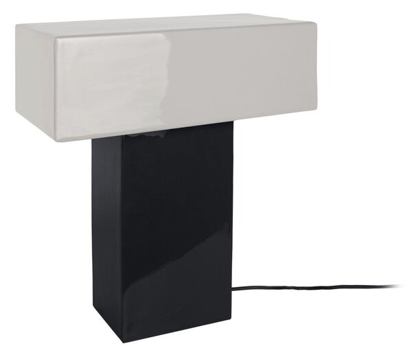 Czarna lampa stołowa (wysokość 35 cm) Grato Recto – Leitmotiv